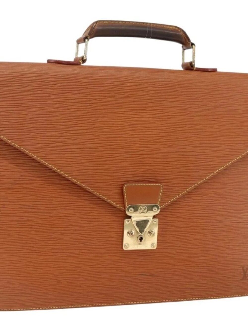 LOUIS VUITTON Epi Serviette Conseiller Zipangu Gold